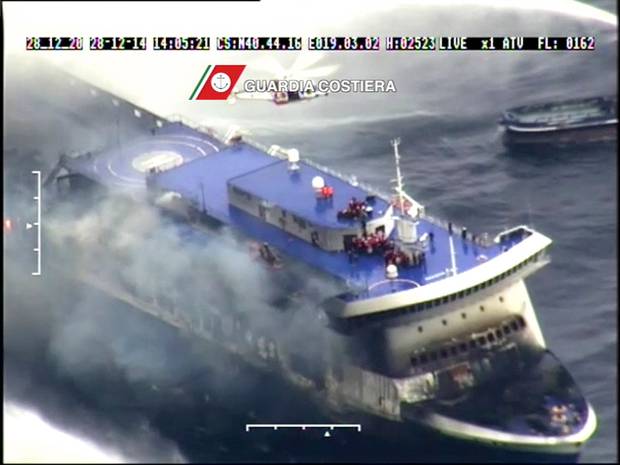 Norman Atlantic Ferry Fire Disaster