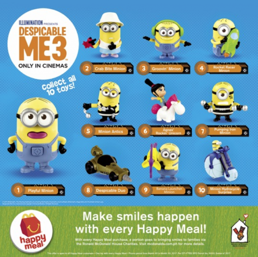 despicable me 3 toy price