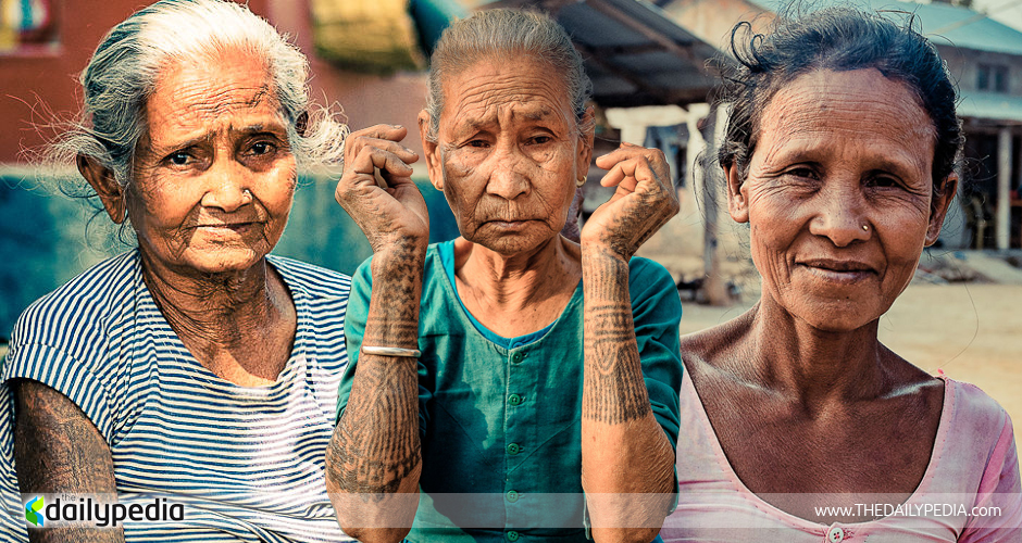 LOOK: The Last Tattooed Women of the Tharu Tribe | DailyPedia