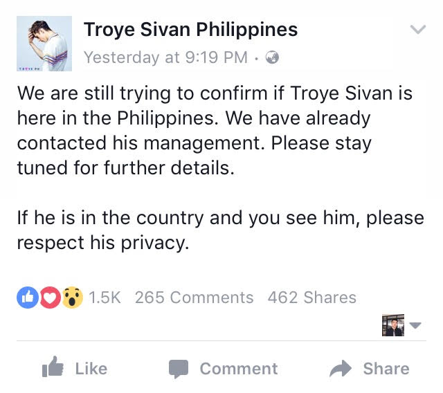 troye sivan in manila