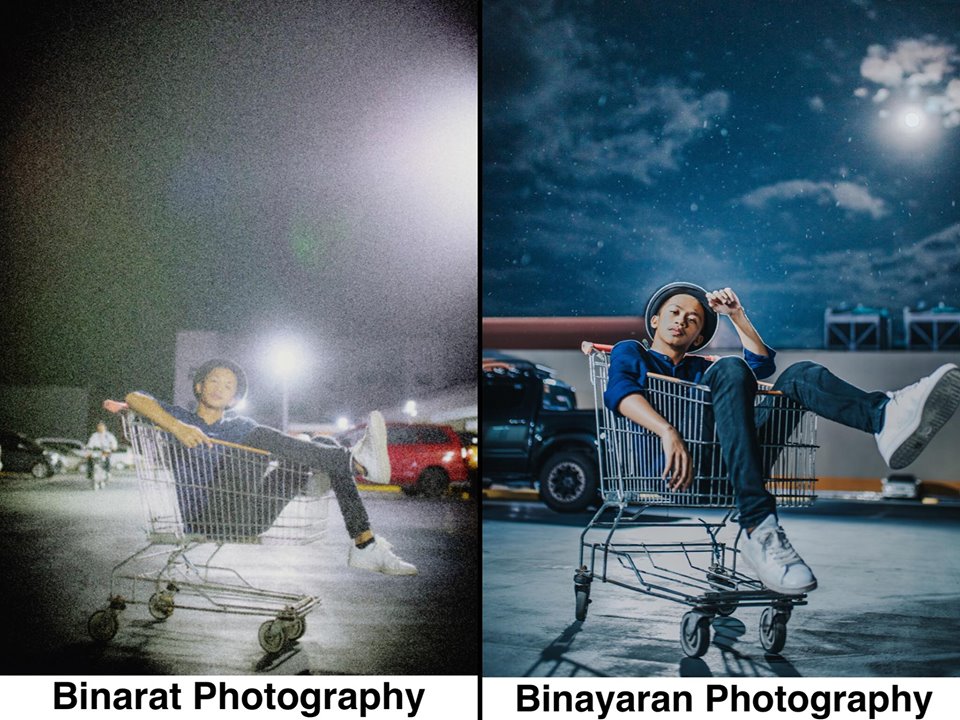 photographer compares photography on a budget and with a budget