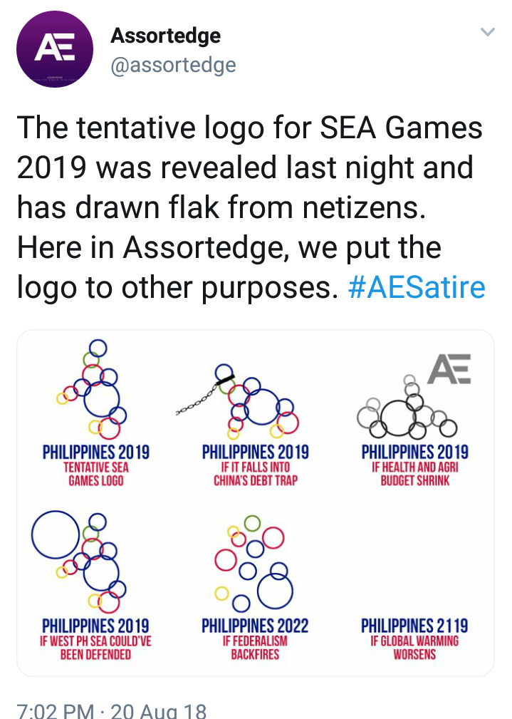 Philippine eagle shines as netizens redesign 2019 SEA Games logo