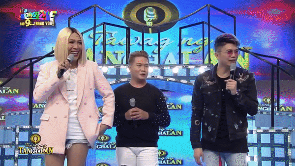 Vice Ganda pokes fun at Anne Curtis' revealing outfit on It's Showtime